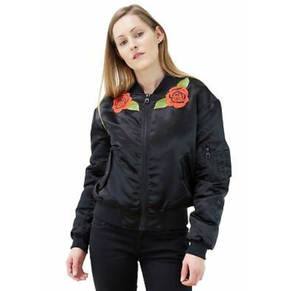 Beast Embroidered Bomber Jacket By Eleven Paris
